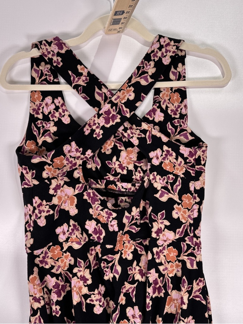 Pact Like New Organic Cotton Open Back Floral Maxi Dress M - Picture 5 of 12